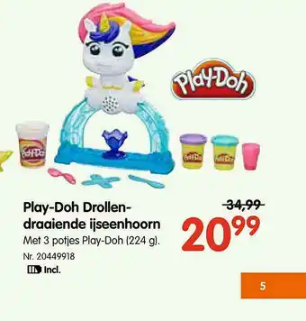Play-doh Drollen-draaeinde Ijseenhoorn