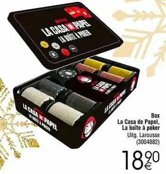 Cora Box la casa de papel la boîte à poker aanbieding