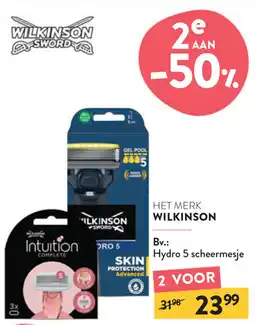 Di Wilkinson hydro 5 scheermesje aanbieding