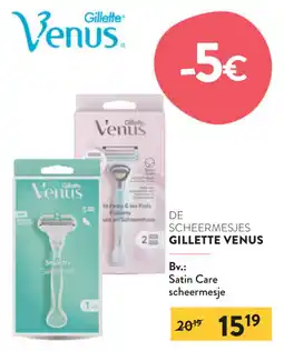 Di Gillette Venus Satin Care scheermesje aanbieding