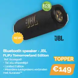 Krëfel Bluetooth speaker - JBL FLIP7 Tomorrowland Edition aanbieding