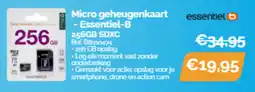 Krëfel Micro geheugenkaart Essentiel-B 256GB SDXC aanbieding