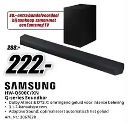 MediaMarkt Samsung HW-Q600C/XN Q-series Soundbar aanbieding