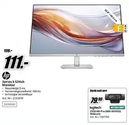 MediaMarkt hp Series 5 524sh Monitor aanbieding