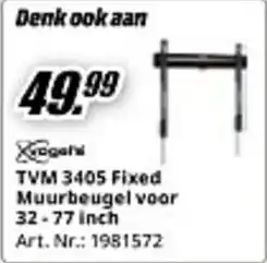 MediaMarkt TVM 3405 Fixed Muurbeugel aanbieding