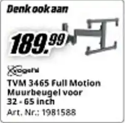 MediaMarkt TVM 3465 Full Motion Muurbeugel aanbieding