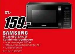 MediaMarkt Samsung MC28H5015AK/EF Combi microgolfoven aanbieding