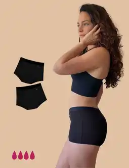 Decathlon Set- 2-Amélie menstruatieshort met zware vloed aanbieding