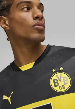 Decathlon Borussia Dortmund 24/25 uitshirt voor heren PUMA Black Faster Yellow aanbieding