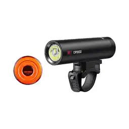 Decathlon Ravemen Fietsverlichting LS20 Set - CR1000 koplamp + CL05 achterlicht aanbieding