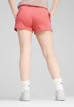 Decathlon ESS Small No. 1 Logo short voor dames, 10 cm PUMA Peach Frost Red aanbieding