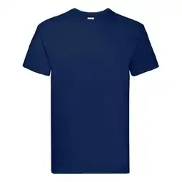 Decathlon Unisex Super Premium Tshirt voor volwassenen (Marine) aanbieding