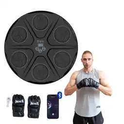 Decathlon Muzikale Boksmachine,Aan de Muur Gemonteerde Boksmachine,12 Snelheden en Modi aanbieding