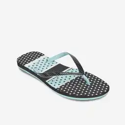 Decathlon Teenslippers dames 190 Doty zwart blauw aanbieding