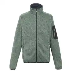Decathlon Heren Newhill Marl Full Zip Fleecejack (Gletsjer) aanbieding