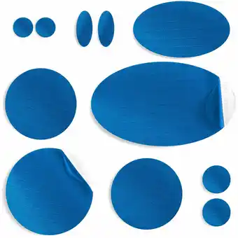 Decathlon Reparatiepleisters voor donsjacks voor het repareren van gaten (blauw) aanbieding