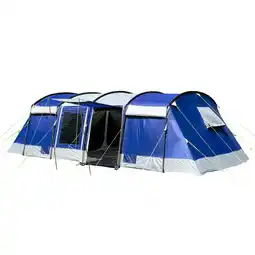 Decathlon Tunneltent Montana 8 - Campingtent 8 personen – Familietent – 3 Slaapcabines aanbieding