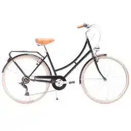 Decathlon Vintage stadsfiets Capri Valentina Zwart + aanbieding