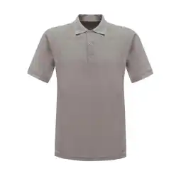 Decathlon Professioneel Heren Coolweave Poloshirt met korte mouwen (Zilvergrijs) aanbieding