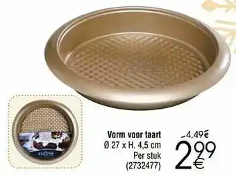Cora Vorm voor taart aanbieding