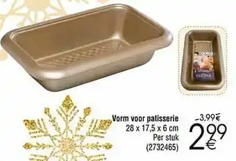 Cora Vorm voor patisserie aanbieding