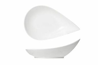 Makro Cosy & Trendy Aperoschaal drop 21 x 13 x 7 cm wit aanbieding