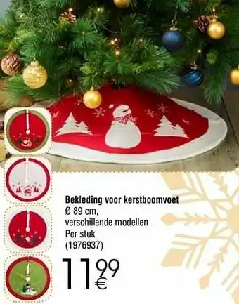 Bekleding voor kerstboomvoet