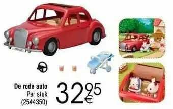 Cora De rode auto aanbieding