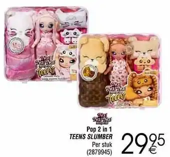 Cora Pop 2 in 1 teens slumber aanbieding