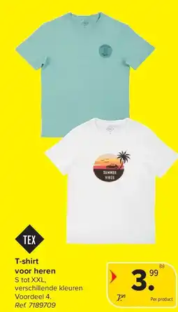 Carrefour T-shirt voor heren aanbieding
