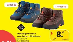 Carrefour Trekkingschoenen voor heren of kinderen aanbieding