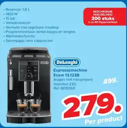 Carrefour Espressomachine Ecam 13.123B aanbieding
