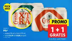 Lidl Cristal pils aanbieding