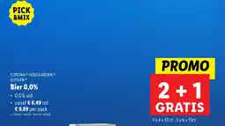 Lidl Corona hoegaarden jupiler bier 0,0% aanbieding