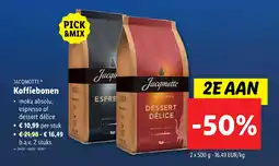 Lidl Jacqmotte koffiebonen aanbieding