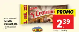 Lidl Maitre jean-pierre Gevulde croissant XXL aanbieding