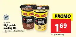 Lidl Milbona High in Protein Pudding XXL aanbieding