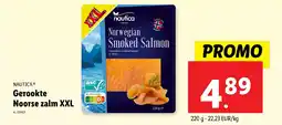 Lidl Nautica Gerookte Noorse zalm XXL aanbieding