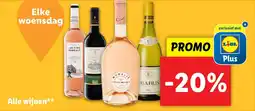 Lidl Alle wijnen aanbieding