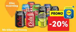 Lidl Alle blikjes van Freeway aanbieding