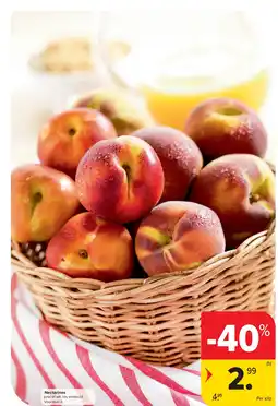 Carrefour Nectarines aanbieding