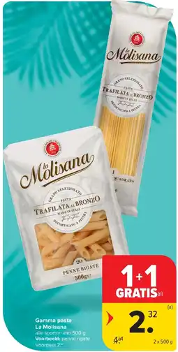 Carrefour Gamma pasta La Molisana aanbieding