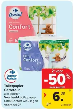 Carrefour Toiletpapier Carrefour aanbieding