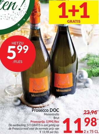 Intermarché Prosecco DOC aanbieding