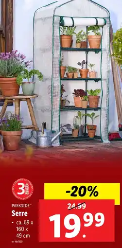 Lidl Parkside Serre aanbieding