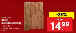Lidl Livarno Home Rieten inkijkbescherming aanbieding