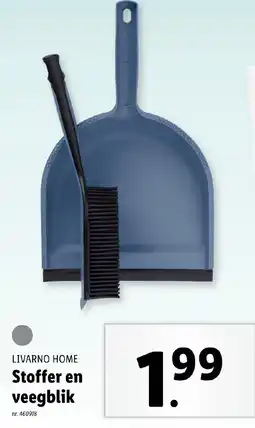 Lidl Livarno Home Stoffer en veegblik aanbieding