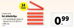 Lidl Livarno Home Set afsluitclips aanbieding