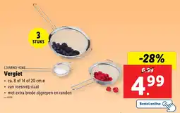 Lidl Livarno Home Vergiet aanbieding