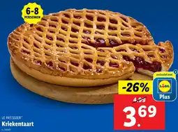 Lidl Le Patissier Kriekentaart aanbieding
